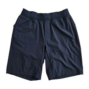 Lululemon (Mens Medium) T.H.E. Short 9.5" Blue Drawstring Lined Gym‎ Athletic